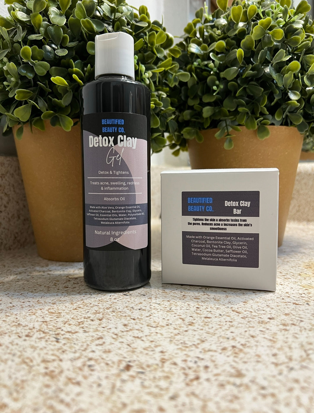 Detox Clay Gel & Bar Duo